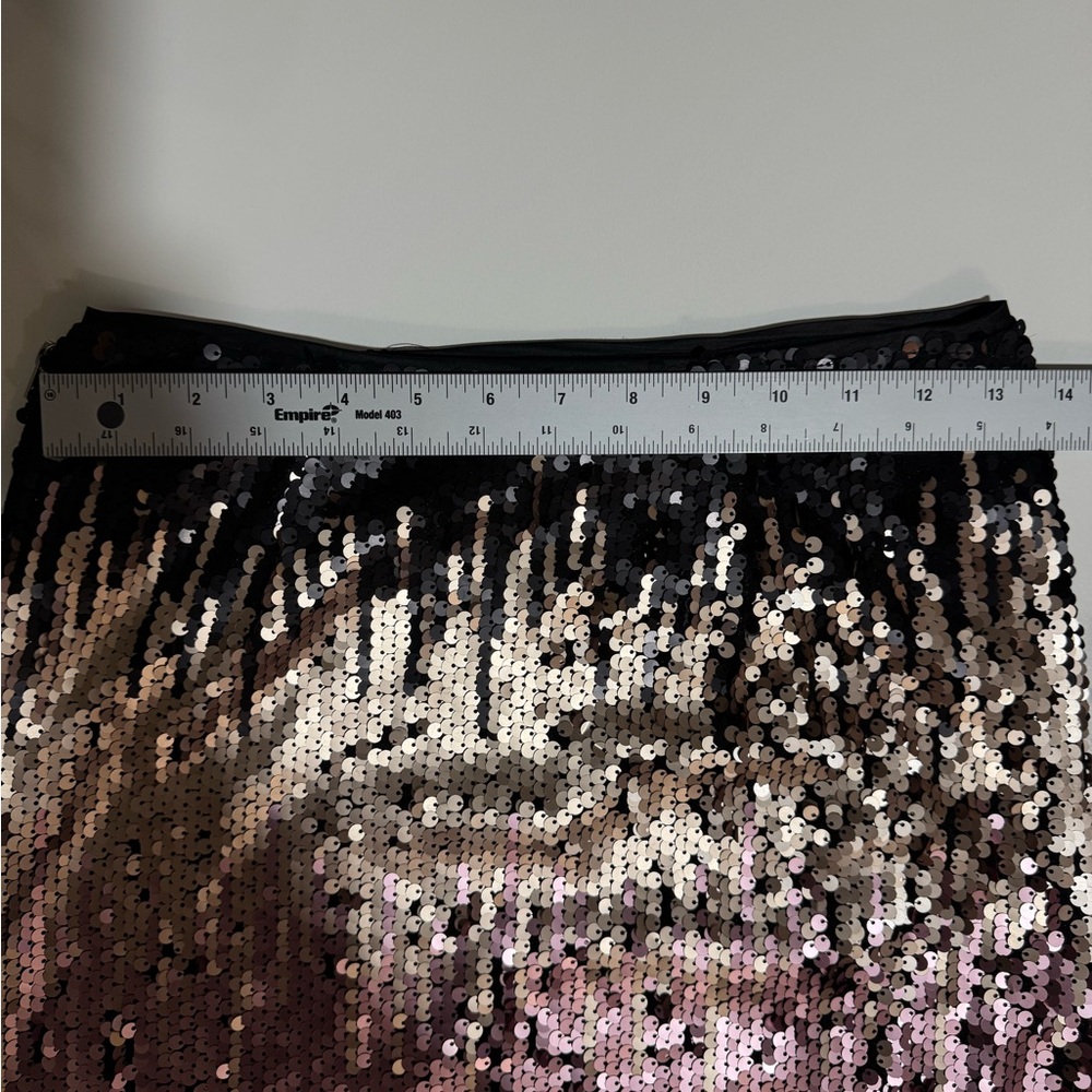 Sequin multicolor midi Skirt - Picture 10 of 12